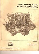 LDS-465-1 multifuel engine trouble shooting manual for the M35,M35A2 series