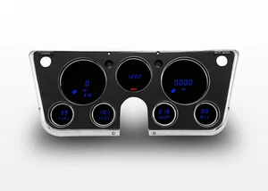 1967-1972 Chevy Truck Digital Dash Panel Gauge Cluster BLUE LEDs Intellitronix! - Picture 1 of 12