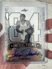 2012-13 Leaf Metal Inductions Holo Sam Jones auto Autograph 31/50