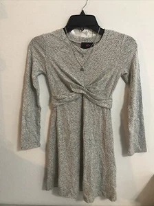 iz Byer girls dress grey size small retails $48 (APO-73-1) - Picture 1 of 6