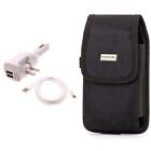 For iPhone 15 Pro 6ft USB-C Cable 2-in-1 Car Home Charger Case Belt Clip Holster