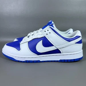 Nike Dunk Low Retro Shoe Mens Size 10 Racer Blue White Sneaker w/ Box DD1391-401 - Picture 1 of 15