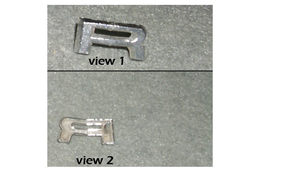 R-Chevrolet Corvette Letra Emblema-Chevy Stingray-Insignia 1968 1969 1970 1971 1973 Foto 1 de 1
