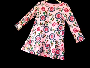 Tea Collection Girls' Dress~Sz.4~Flounced Hem~Pretty in Pink~LOVELY - Picture 1 of 3
