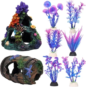 Fish Tank Decoration Betta Fish Tank Decorations Accessories, Aquarium Colorful - Picture 1 of 12