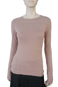 JAMES PERSE Gr. 2 Dusty Plum Long Sleeve Crew Supima Jersey T-Shirt NEU - Bild 1 von 3