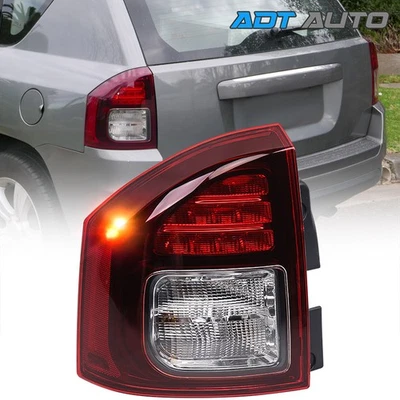 Driver Left For Jeep Compass 2014-2017 Full Bulbs LED DRL Tail Light Marker Lamp Foto 1 de 4