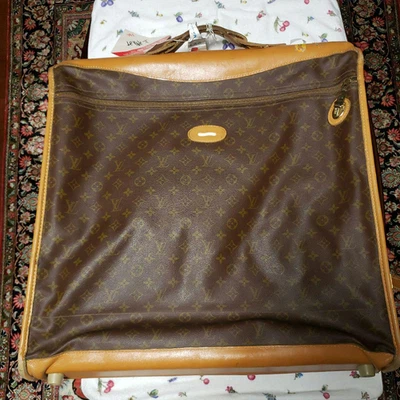 Louis Vuitton Garment Bag Monogram Canvas Luggage with Hanger Vtg - Image 1 of 4