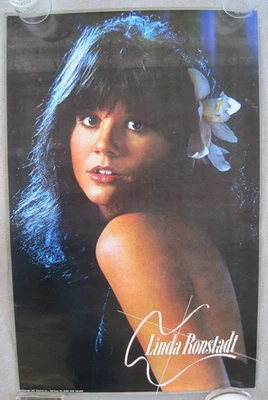 VINTAGE 1977 LINDA RONSTADT POSTER 22 X 34" IT'S SO EASY - USED BUT NICE - Image 1 of 4
