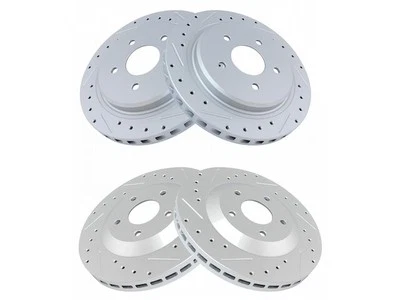 For 1997-2004 Chevrolet Corvette Brake Rotor Set Front and Rear 73714DZRS 2002 - Image 1 of 2