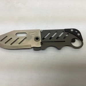Lightweight BOKER Plus Credit Card Knife - 2.25" Blade, Titanium Liner & Chain - Picture 1 of 6