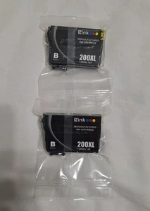 Lot of 2 Black Ink Cartridge EZ INK 220XL - Picture 1 of 1