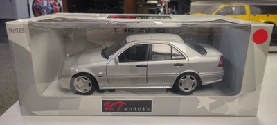 1/18 SCALE DIECAST UT Models Mercedes-Benz C36 AMG SILVER , READ DISCRIPTION. - Image 1 of 4
