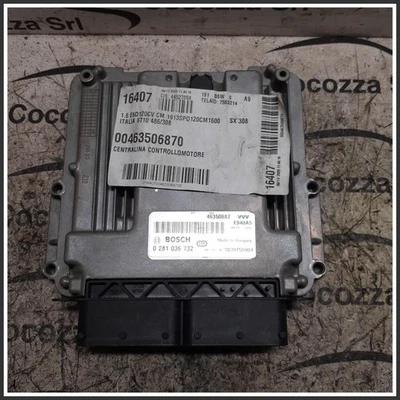 Centralina Bosch 46350687 Alfa Romeo Giulietta 0281036732 2018 2020 Usato  - Immagine 1 di 4