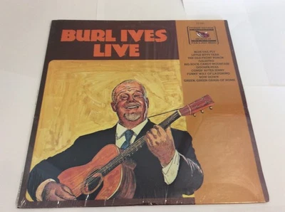 Burl Ives Live By Burl Ives LP Vinyl Everest Records FS 340 - Image 1 of 4