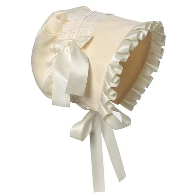 Gorro victoriano para mujer con moño sombrero de pradera criada hogar gorra gorro medieval Foto 1 de 2