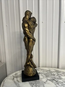 Vintage Original Austin Body and Soul Nude Lovers Statue Skulptur J. Cox 1970 - Bild 1 von 9