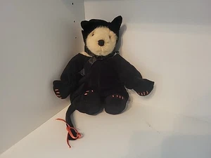 Halloween Bear Plush Muffy VanderBear Cat Suit North American Bear co Vtg READ - Picture 1 of 10