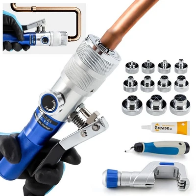 HVAC Hydraulic SWAGING tool kit for copper tubing Expanding 3/8 inch to 1-5/8... - Image 1 of 4