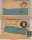 52215  - ARGENTINA - 2  POSTAL STATIONERY COVERS to GUATEMALA! - H & G # 25 + 26