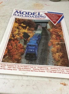 TRAIN MAGAZINE MODEL RAILROADING March 1990 - Picture 1 of 10