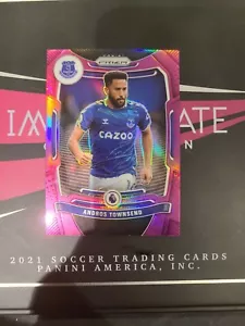 Andros Townsend 2021-22 Prizm Premier League Soccer #97 Purple Prizm #'d/99 - Picture 1 of 8