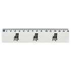'Deck Chair' White Plastic Ruler (RL041393)