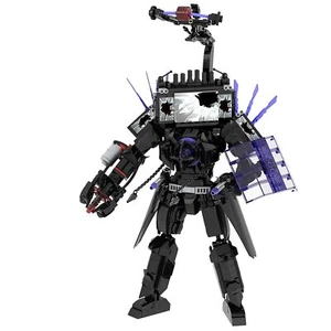 Bentex Skibidi Toilet Upgraded Damaged TV Man Figure Building Block Set Upgra... - Picture 1 of 7
