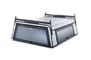 Adjustable Ladder/Boat Racks for Aluminum Truck Caps - BLACK Finish 1x2 (BR-B1X2 - Picture 1 of 2
