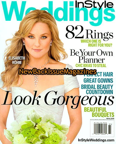 InStyle Weddings 1/08,Elisabeth Rohm,January 2008,*BRAND NEW*,*LAST ONE* - Image 1 of 1