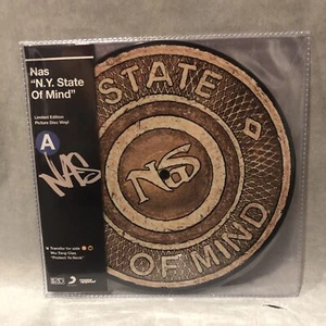 NAS & WU-TANG CLAN 45 RPM 7" - N.Y. State Of Mind & Protect Ya Neck PICTURE DISC - Picture 1 of 2