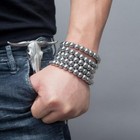 Martial Arts Stainless Steel Bracelet Necklace Pendant Kung Fu Beads Chain