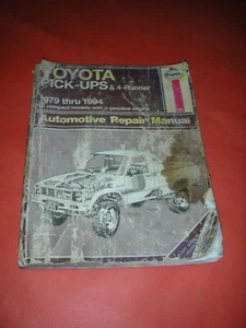 Manual de reparación Haynes: camioneta Toyota/4-Runner 1979-1994 - Imagen 1 de 1