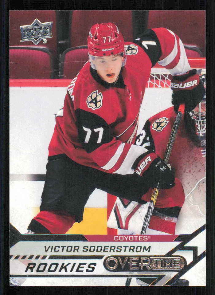 2020-21 Upper Deck Overtime #115 Victor Soderstrom RC - Image 1 of 2