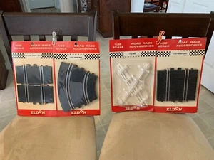 1/32 ELDON FENCE - SHORT STRAIGHT - CURVED & STRAIGHT TRACK - MINT IN PACKAGE - Picture 1 of 3
