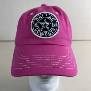 Cappello Berretto Donna Dallas Cowboys Autentico Rosa Regolabile NFL - Foto 1 di 10