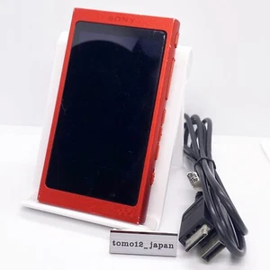 Sony NW-A35 WALKMAN 16GB Hi-Res Player Cinnabar Red Japanese Working From Japan - Picture 1 of 5
