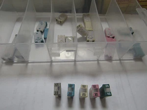 MCA FUSES,5 #S;15,20,25,30 & 40 AMP,24 PCS IN A BOX MADE IN USA BY LITTLE FUSE - Picture 1 of 4