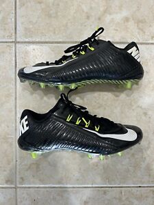 Nike Vapor Carbon Elite 2.0 2014 Flywire Football Cleats Black/White Size 12