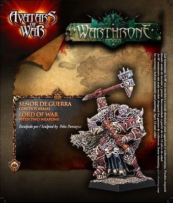 Avatars of War Chaos Lord of War с двумя видами оружия aow17 Fantasy 28 мм - Изображение 1 из 3