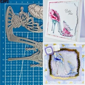 High Heel DIY Metal Cutting Dies Scrapbooking Photo Paper Card Embossing Stencil - Picture 1 of 6
