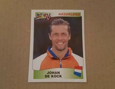 Panini EUROPA 96 Euro Sticker - #82 Johan de Kock Holland - 1996 - Excellent