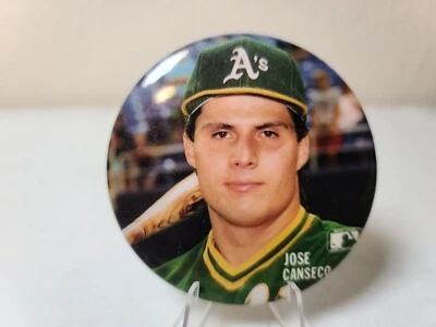 Vintage Jose Canseco Oakland A's Medium Button Free Shipping - Image 1 of 2