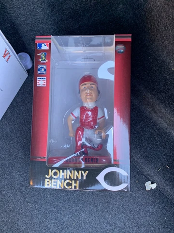JOHNNY BENCH Cincinnati Reds Hall of Fame Legends Series MLB Bobblehead Cover