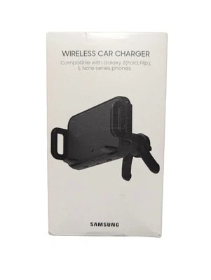 Bb. Cargador de coche inalámbrico Samsung carga rápida y agarre seguro - negro Foto 1 de 2