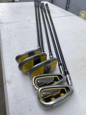 Lot Of 5 Vintage Nike SQ Sumo 2 Lefty Golf Clubs Diamana Regular Flex 3,4,6,9,P - Image 1 of 4