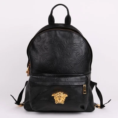 Versace Gold Medusa Logo Large Backpack 130756448 - Image 1 of 4