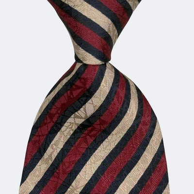 CORBATA LUCIANO SOPRANI SEDA VINTAGE DISEÑO FLORAL MULTICOLOR HECHA EN ITALIA Foto 1 de 4