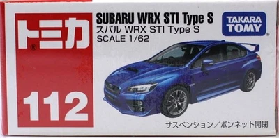 Tomica No.112 Subaru WRX STI Type S - Image 1 of 2