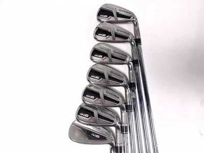 TaylorMade M6 铁杆套装 5-PW+GW KBS Max 85g 硬钢男式右手杆 — 第 1/4 张图片